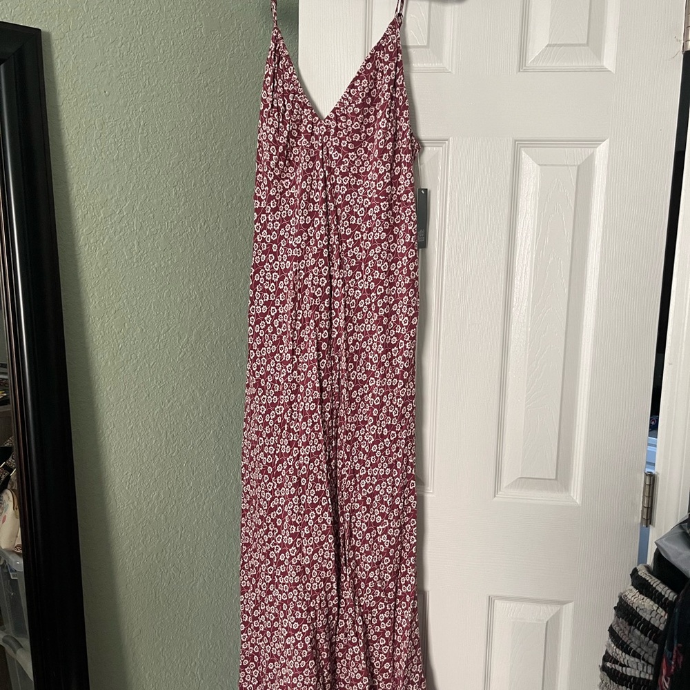 Floral Spaghetti Strap Midi Dress